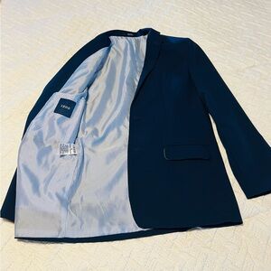 Izod Blue Tailored Blazer for a Modern Look